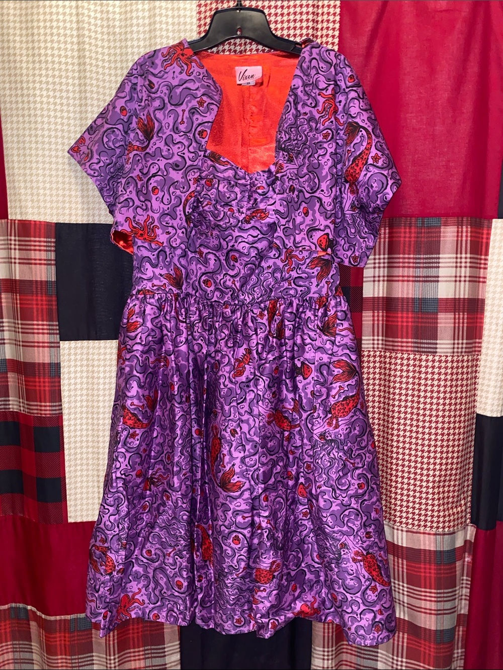 NWT vixen by micheline pitt tropical terror siren print dress and bolero